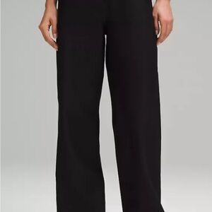 Lululemon Utilitech Relaxed-Fit Mid-Rise Black Trousers Size 12